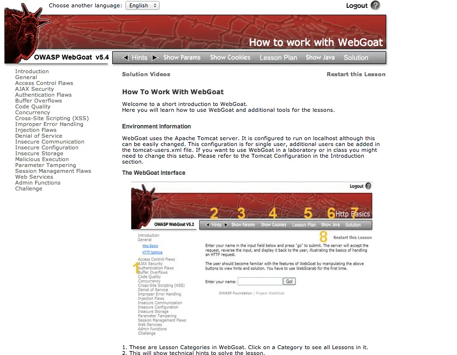 OWASP WebGoat