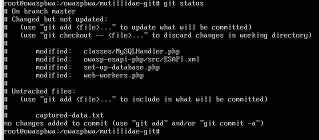 git status